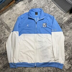 Jordan UNC North Carolina Elite Track Jacket Mens XL Dri-FIT Blue White